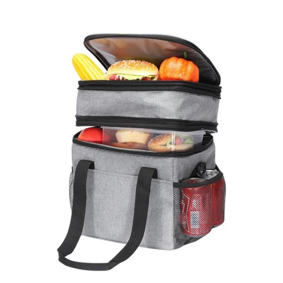 10/15/23L Coolers Bag Lunch Box Large Capacity Thermal Bag Insulated Bag Picnics Bag Double Layers Lunch Bag for