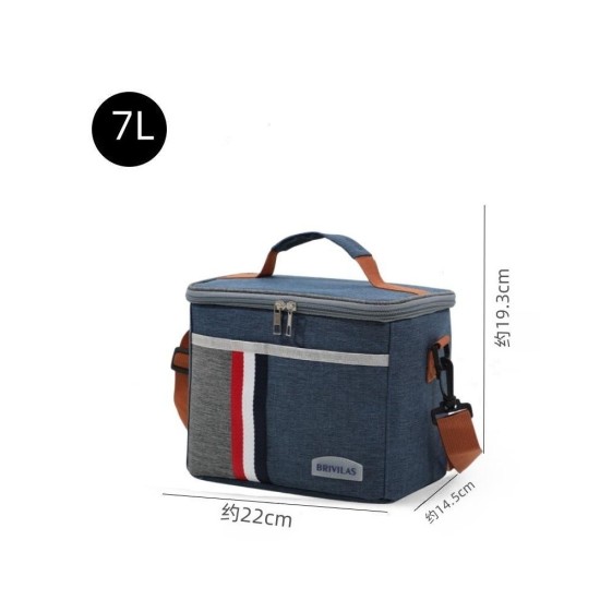 Large Capacity Insulated Cooler Bag, Thickened Portable Waterproof Thermal Box for Home and Outdoor