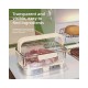 Portable Cooler Lunch Box with Ice Packs | Large Insulated Food Container for Picnics, Office & Outdoor