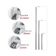 Heavy-Duty 32mm Telescopic Camping Tarp Pole | 2.4M Portable Shelter Support for Outdoor