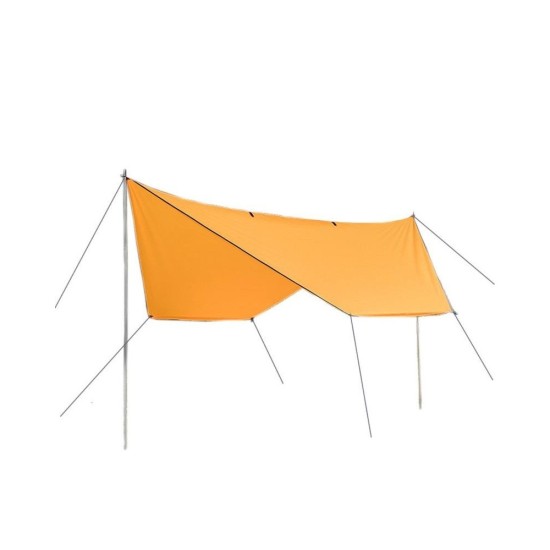 Hexagon Outdoor Canopy Tent - Waterproof Sun Shade Shelter with Lightweight Ground Tarp for Beach &