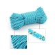 Heavy-Duty 5mm Reflective Tent Rope - 10M Tarp Guyline with Stakes for Windproof Outdoor Canopy & Shelter
