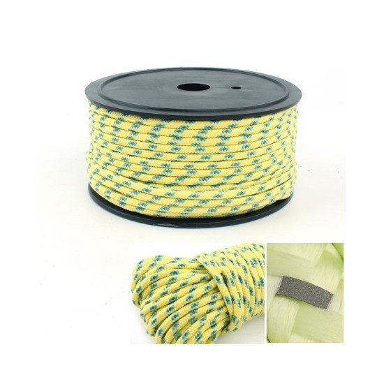 Heavy-Duty 5mm Reflective Tent Rope - 10M Tarp Guyline with Stakes for Windproof Outdoor Canopy & Shelter