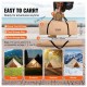 5-8 Person Bell Tent for Glamping: 13x13ft Canvas Yurt with Stove Jack & Detachable Walls, Waterproof & Breathable