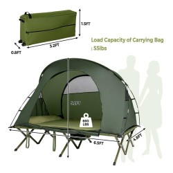 2-Person Waterproof Camping Tent with Durable Rainfly for Outdoor