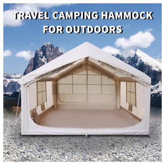 4-Season Waterproof Inflatable Camping Tent - Portable Dome Glamping House for Outdoor Parties & Camping