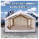 4-Season Waterproof Inflatable Camping Tent - Portable Dome Glamping House for Outdoor Parties & Camping