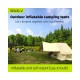 Luxury Inflatable House Tent - Spacious Outdoor Camping Shelter for Family