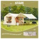 Large Outdoor Inflatable Camping Tent, Waterproof & Explosion-Proof Portable Air House for Family