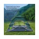 3-4 Person Pop-Up Tent | Instant Setup, UV & Insect Protection, Family Camping & Indoor