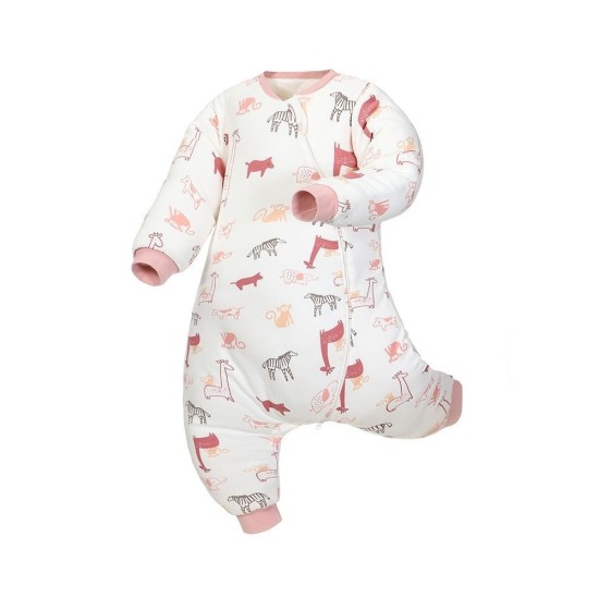 Baby Sleeping Bag with Legs - Lightweight 4-Season Wearable Blanket for Infants & Toddlers, Prevents Startle Reflex