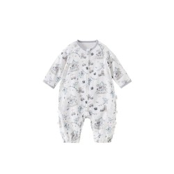 Baby Sleeping Bag 100% Cotton Bamboo Sleepsack with Legs, Breathable All-Season Wearable Blanket for Infants &