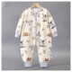 Baby Sleeping Bag 100% Cotton All-Seasons Wearable Blanket with Legs for Infants &