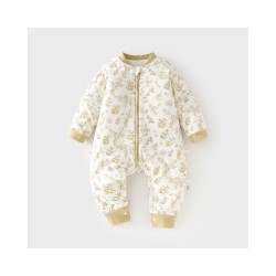 Baby Thermal Sleep Sack 120g Cotton Quilted, Zip-Up Wearable Blanket with Leg Openings for Newborns & Toddlers