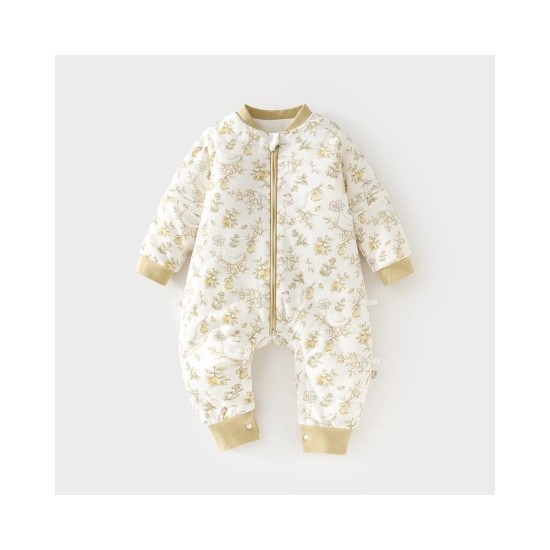 Baby Thermal Sleep Sack 120g Cotton Quilted, Zip-Up Wearable Blanket with Leg Openings for Newborns & Toddlers
