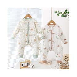 Baby Winter Sleep Sack 120g Quilted Wearable Blanket, Zip-Up Footed Sleeping Bag for Infants & Toddlers, Detachable