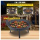 34-Inch Heavy-Duty Carbon Steel Fire Pit Bowl with Handles | Wood Burning Outdoor Fire Pit for Patio, Garden, and