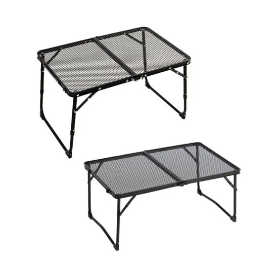 Foldable Camping Tables Aluminum Frame Lightweight Folding Table Compact Picnic Desk for Fishing Picnic BBQ