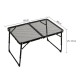 Foldable Camping Tables Aluminum Frame Lightweight Folding Table Compact Picnic Desk for Fishing Picnic BBQ
