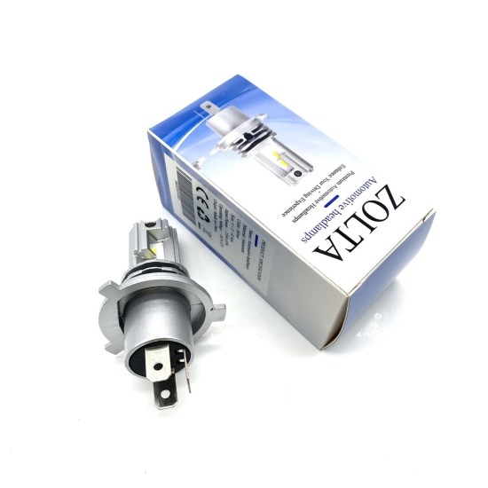ZOLTA Automotive headlamps 5×5×8.5cm Silver Aluminum Automotive Headlamp 25W±10% DC9-32V Input for Vehicle Fog Light