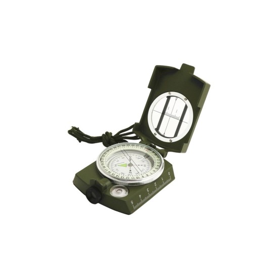 Compass High Precision Multifunctional Military North Green Compass Outdoor,Survival Emergency Luminous Sighting