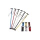 Ultralight Aluminum Hiking Poles - Collapsible Trekking Poles with Anti-Slip Grip & Ergonomic Design for Outdoor