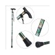 Foldable Trekking Poles with Print Design - Adjustable Hiking Sticks for Outdoor Walking & Elderly