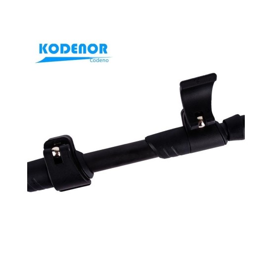 Kodeno Outdoor Snow Leopard 3 Carbon Fiber Trekking Poles - 3-Section Telescopic Folding Hiking Sticks with External